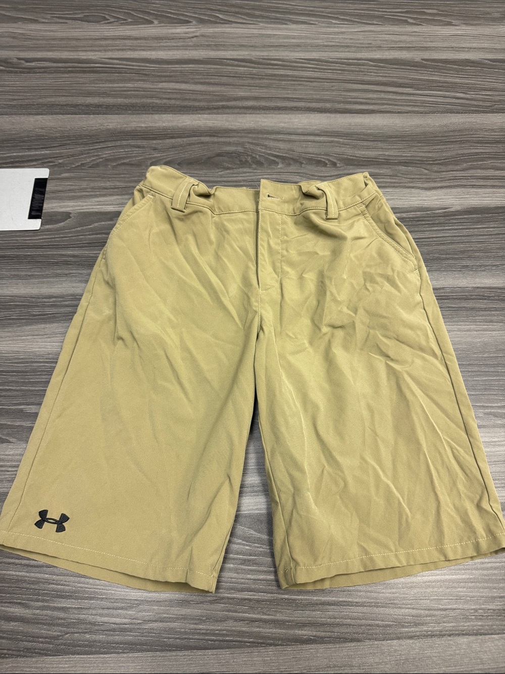 Under Armour Boys Tan Athletic Shorts